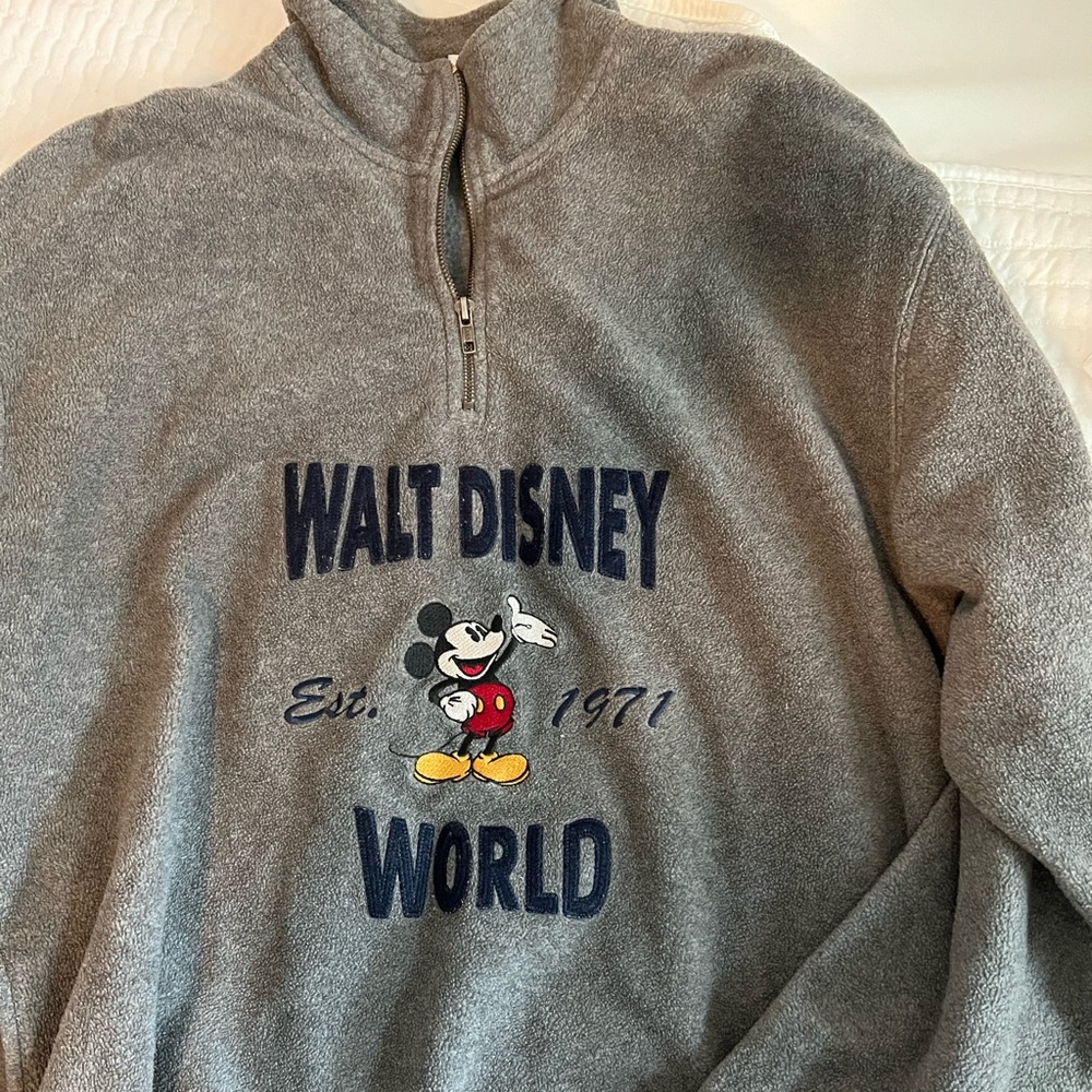 Disney vintage half zip